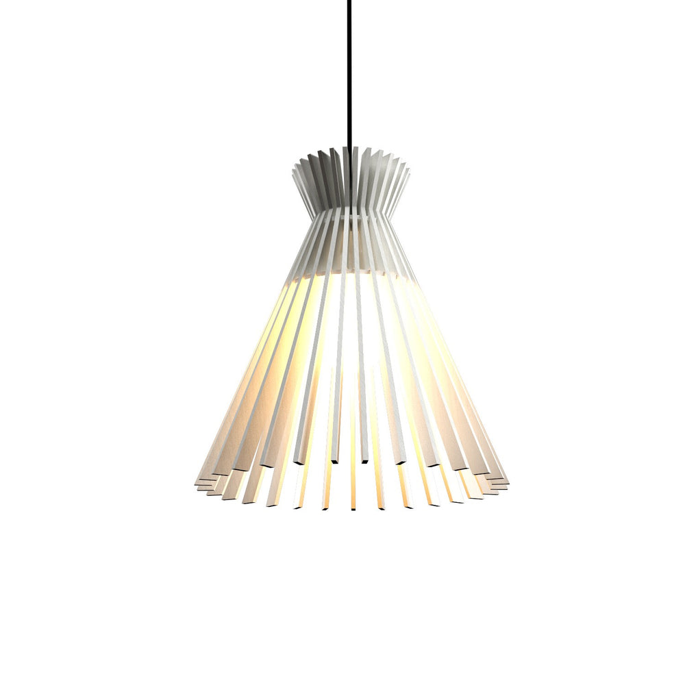 Accord Lighting - One Light Pendant - Stecche di Legno - Organic White- Union Lighting Luminaires Decor