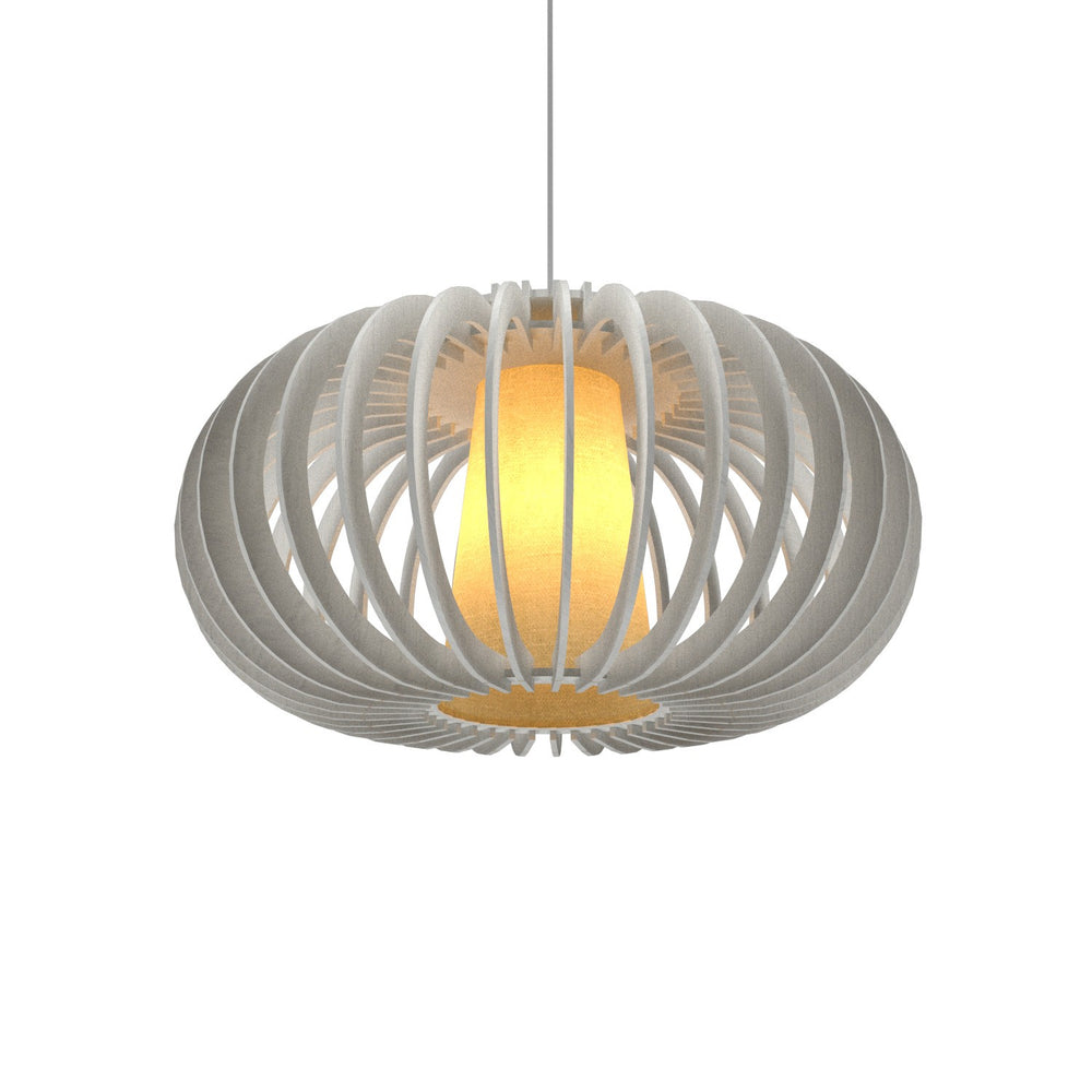 Accord Lighting - One Light Pendant - Stecche di Legno - Organic White- Union Lighting Luminaires Decor