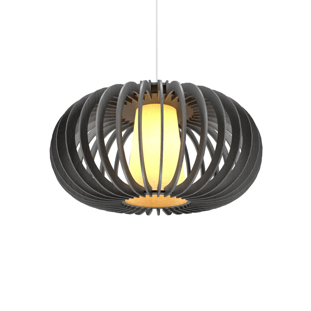 Accord Lighting - One Light Pendant - Stecche di Legno - Organic Grey- Union Lighting Luminaires Decor