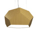 Accord Lighting - Two Light Pendant - Facet - Organic Gold- Union Lighting Luminaires Decor