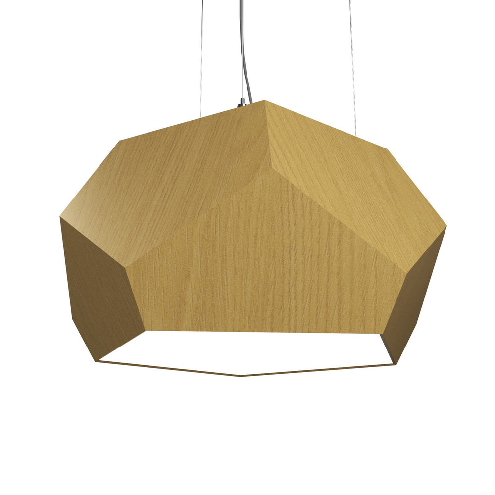 Accord Lighting - Three Light Pendant - Facet - Organic Gold- Union Lighting Luminaires Decor