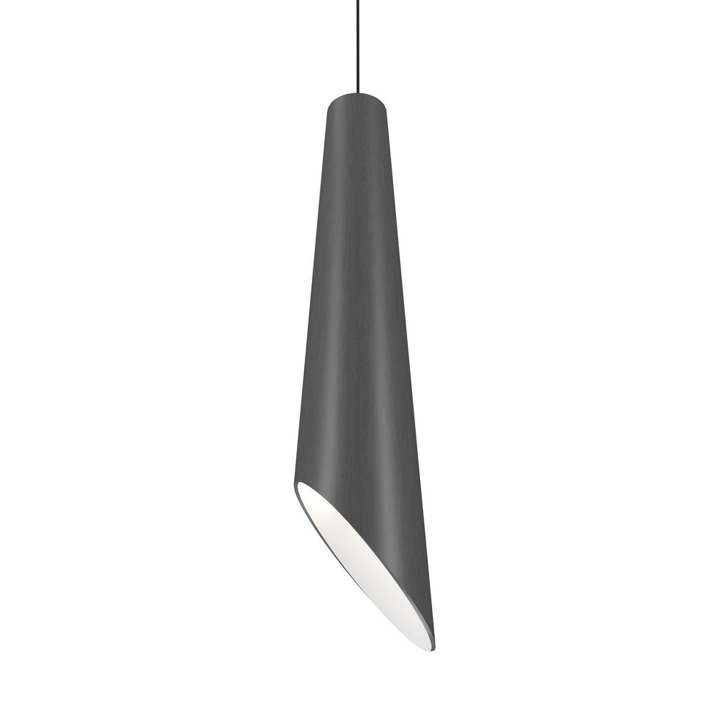 Accord Lighting - One Light Pendant - Conical - Organic Grey- Union Lighting Luminaires Decor