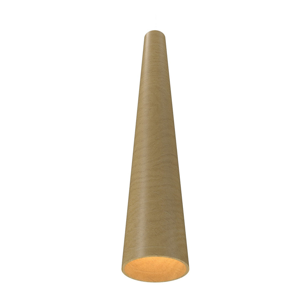 Accord Lighting - One Light Pendant - Conical - Organic Gold- Union Lighting Luminaires Decor