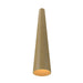 Accord Lighting - One Light Pendant - Conical - Organic Gold- Union Lighting Luminaires Decor