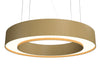 Accord Lighting - LED Pendant - Cylindrical - Organic Gold- Union Lighting Luminaires Decor