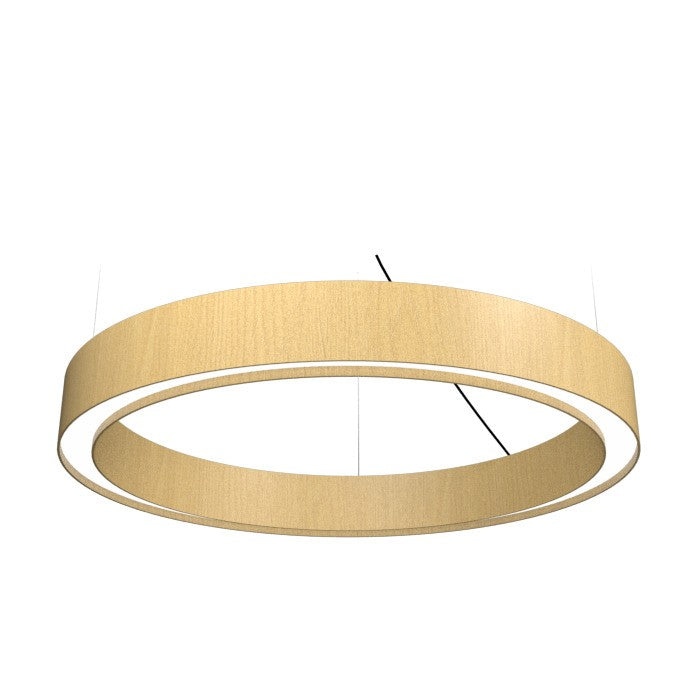 Accord Lighting - LED Pendant - Cylindrical - Organic Gold- Union Lighting Luminaires Decor