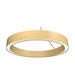 Accord Lighting - LED Pendant - Cylindrical - Organic Gold- Union Lighting Luminaires Decor
