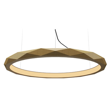 Accord Lighting - LED Pendant - Facet - Organic Gold- Union Lighting Luminaires Decor