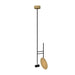 Accord Lighting - Four Light Pendant - Dot - Organic Gold- Union Lighting Luminaires Decor