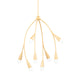 Mitzi Canada - Eight Light Chandelier - Elsa - Gold Leaf- Union Lighting Luminaires Decor