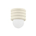 Mitzi Canada - One Light Flush Mount - Bibi - Aged Brass/Ceramic Antique Ivory- Union Lighting Luminaires Decor