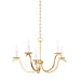 Mitzi Canada - Five Light Chandelier - Jaclin - Gold Leaf- Union Lighting Luminaires Decor