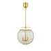 Hudson Valley Canada - Three Light Pendant - Gill - Aged Brass- Union Lighting Luminaires Decor