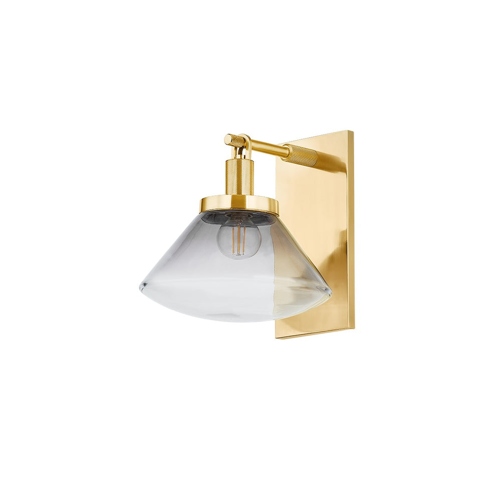 Hudson Valley Canada - One Light Wall Sconce - Mendon - Aged Brass- Union Lighting Luminaires Decor