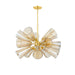 Hudson Valley Canada - 15 Light Chandelier - Hartwood - Aged Brass- Union Lighting Luminaires Decor