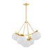 Hudson Valley Canada - Five Light Chandelier - Duxbury - Aged Brass- Union Lighting Luminaires Decor