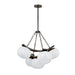 Hudson Valley Canada - Five Light Chandelier - Duxbury - Distressed Bronze- Union Lighting Luminaires Decor