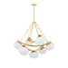 Hudson Valley Canada - Seven Light Chandelier - Duxbury - Aged Brass- Union Lighting Luminaires Decor