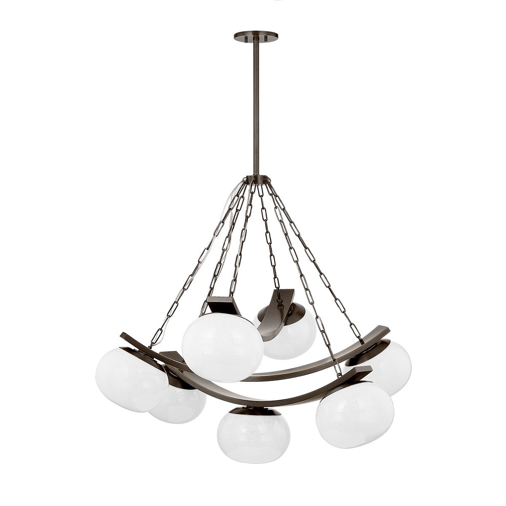 Hudson Valley Canada - Seven Light Chandelier - Duxbury - Distressed Bronze- Union Lighting Luminaires Decor