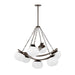 Hudson Valley Canada - Seven Light Chandelier - Duxbury - Distressed Bronze- Union Lighting Luminaires Decor