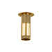Hudson Valley Canada - One Light Flush Mount - Dighton - Aged Brass- Union Lighting Luminaires Decor