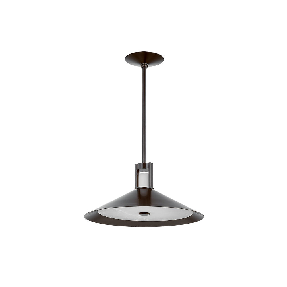 Hudson Valley Canada - LED Pendant - Clermont - Distressed Bronze- Union Lighting Luminaires Decor