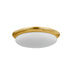 Hudson Valley Canada - LED Flush Mount - North Castle - Aged Brass- Union Lighting Luminaires Decor