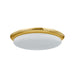 Hudson Valley Canada - LED Flush Mount - North Castle - Aged Brass- Union Lighting Luminaires Decor
