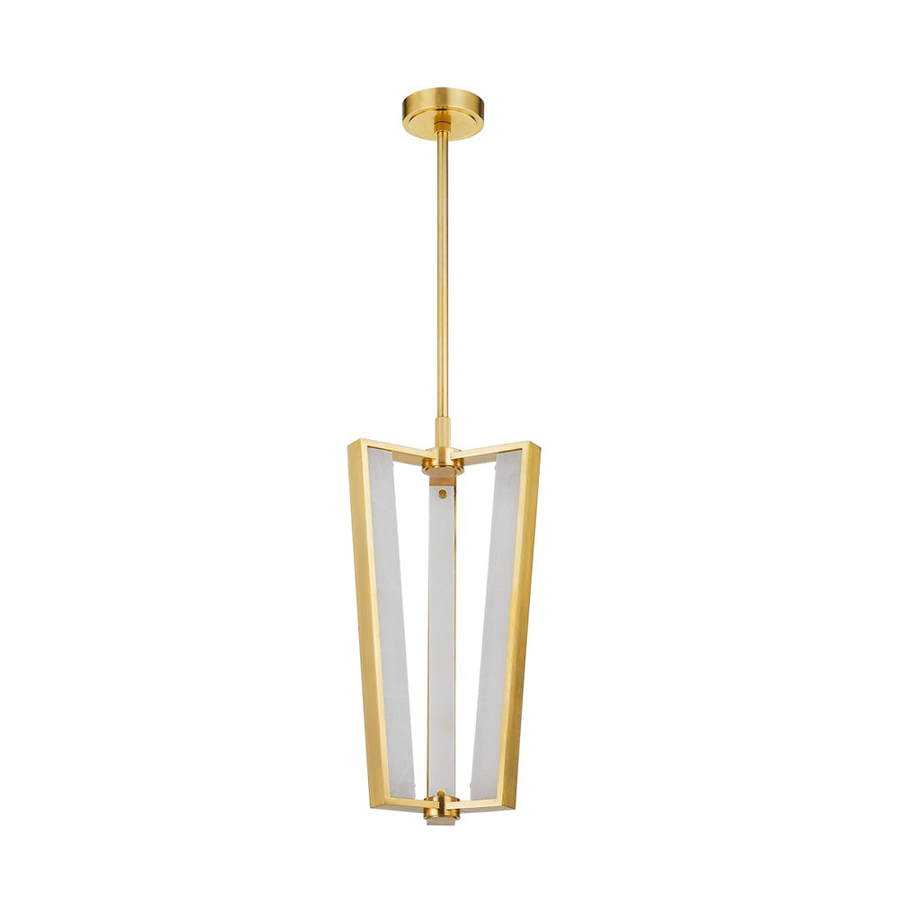 Hudson Valley Canada - LED Pendant - Edgemere - Aged Brass- Union Lighting Luminaires Decor