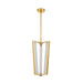 Hudson Valley Canada - LED Pendant - Edgemere - Aged Brass- Union Lighting Luminaires Decor