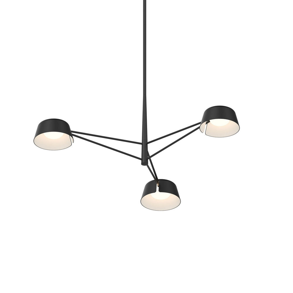 Sonneman Canada - LED Pendant - Ray - Satin Black- Union Lighting Luminaires Decor