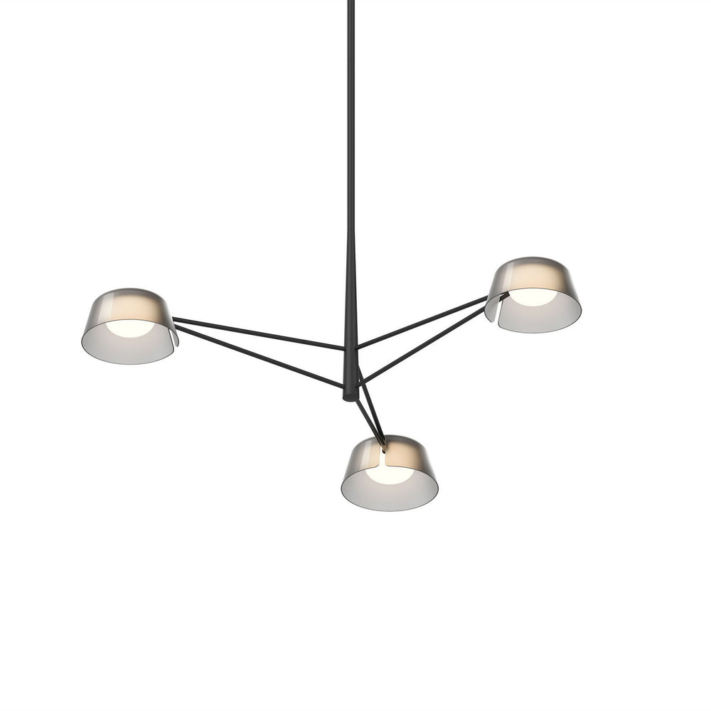 Sonneman Canada - LED Pendant - Ray - Satin Black- Union Lighting Luminaires Decor