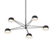 Sonneman Canada - LED Pendant - Ray - Satin Black- Union Lighting Luminaires Decor