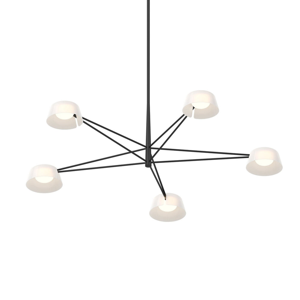 Sonneman Canada - LED Pendant - Ray - Satin Black- Union Lighting Luminaires Decor