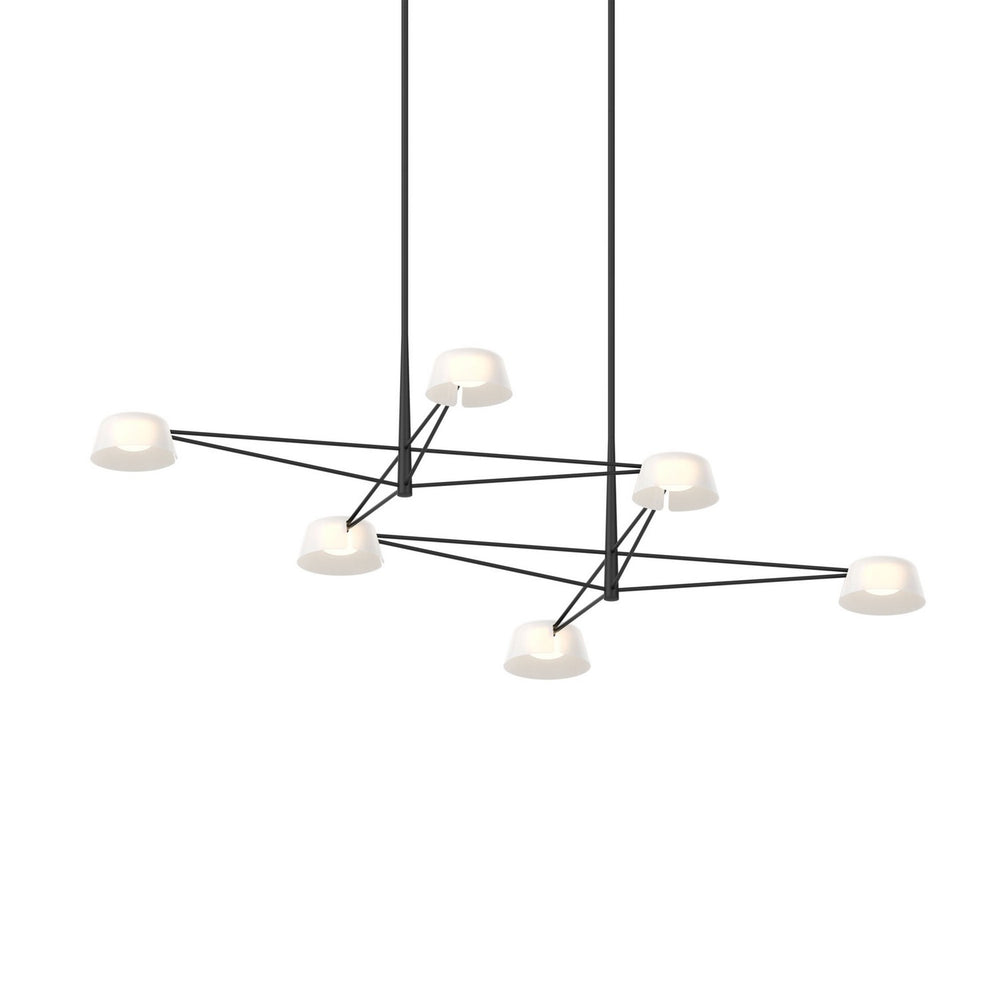 Sonneman Canada - LED Pendant - Ray - Satin Black- Union Lighting Luminaires Decor