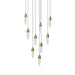 Sonneman - LED Pendant - Sultana - Satin Brass- Union Lighting Luminaires Decor
