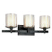 Troy Lighting Canada - Three Light Bath And Vanity - Arcadia - Textured Iron- Union Lighting Luminaires Decor