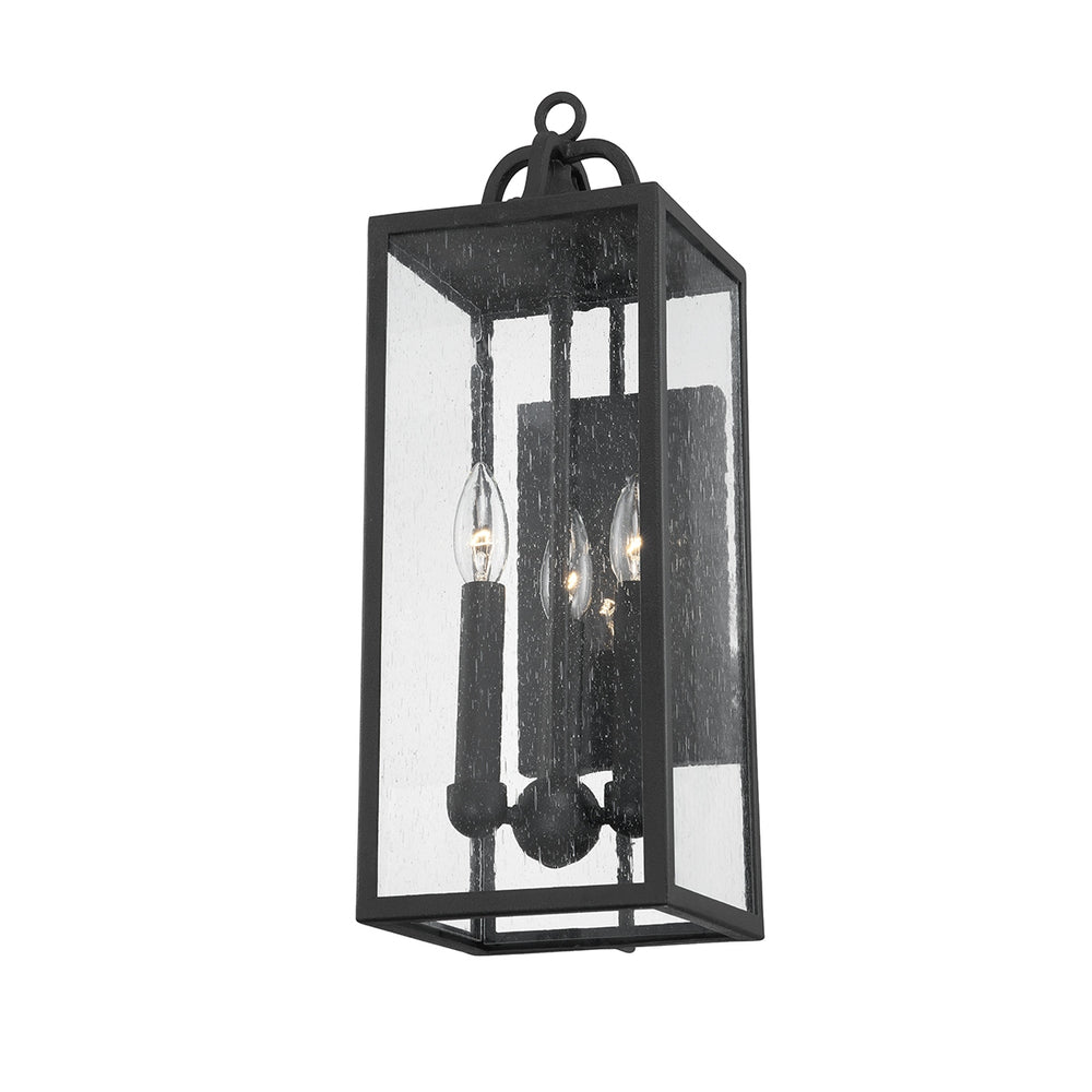 Troy Lighting Canada - Three Light Outdoor Wall Sconce - Caiden - Forged Iron- Union Lighting Luminaires Decor