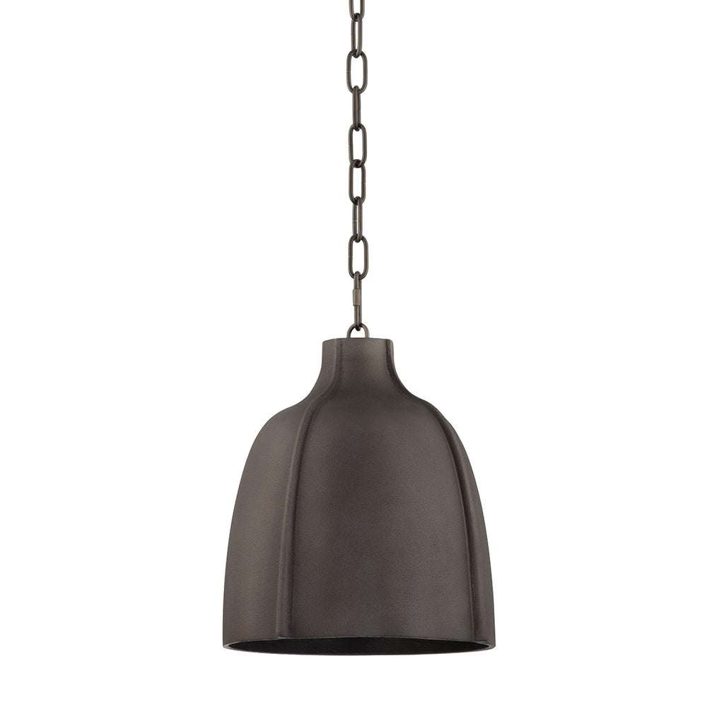 Troy Lighting Canada - One Light Pendant - Flint - Blackened Graphite- Union Lighting Luminaires Decor