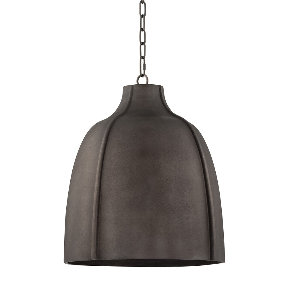 Troy Lighting Canada - One Light Pendant - Flint - Blackened Graphite- Union Lighting Luminaires Decor