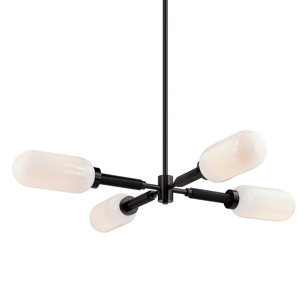 Troy Lighting Canada - Four Light Chandelier - Annex - Antique Nickel- Union Lighting Luminaires Decor
