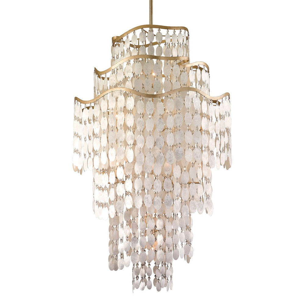 Corbett Lighting Canada - 19 Light Chandelier - Dolce - Champagne Leaf- Union Lighting Luminaires Decor