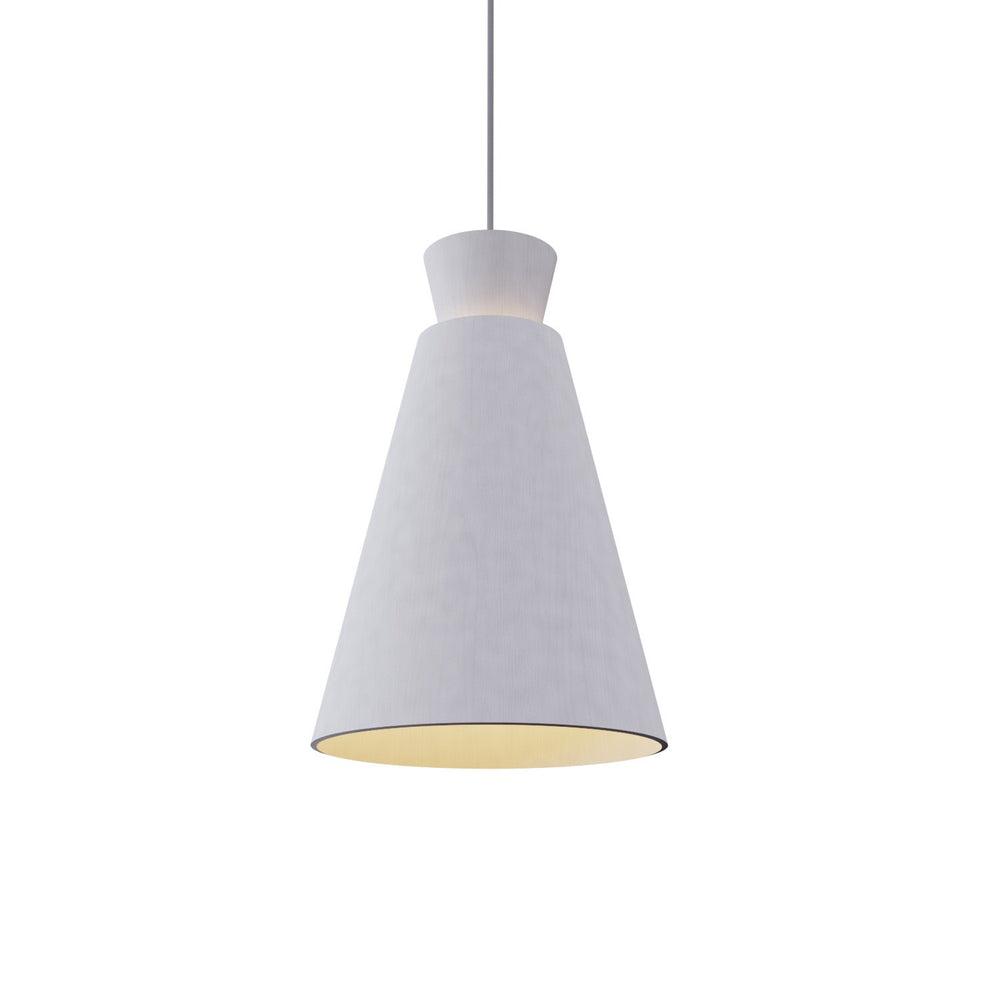 Accord Lighting - One Light Pendant - Conical - Organic White- Union Lighting Luminaires Decor