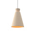 Accord Lighting - One Light Pendant - Conical - Organic Cappuccino- Union Lighting Luminaires Decor