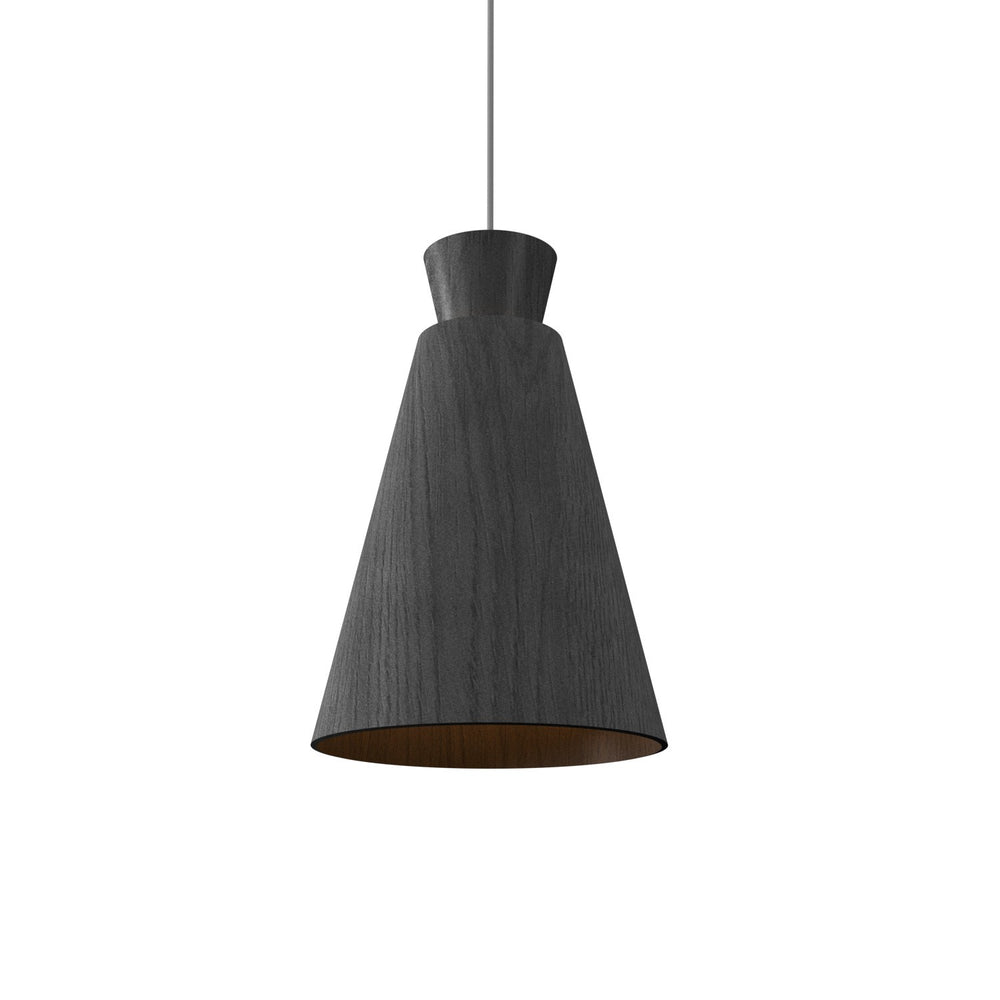 Accord Lighting - One Light Pendant - Conical - Organic Grey- Union Lighting Luminaires Decor
