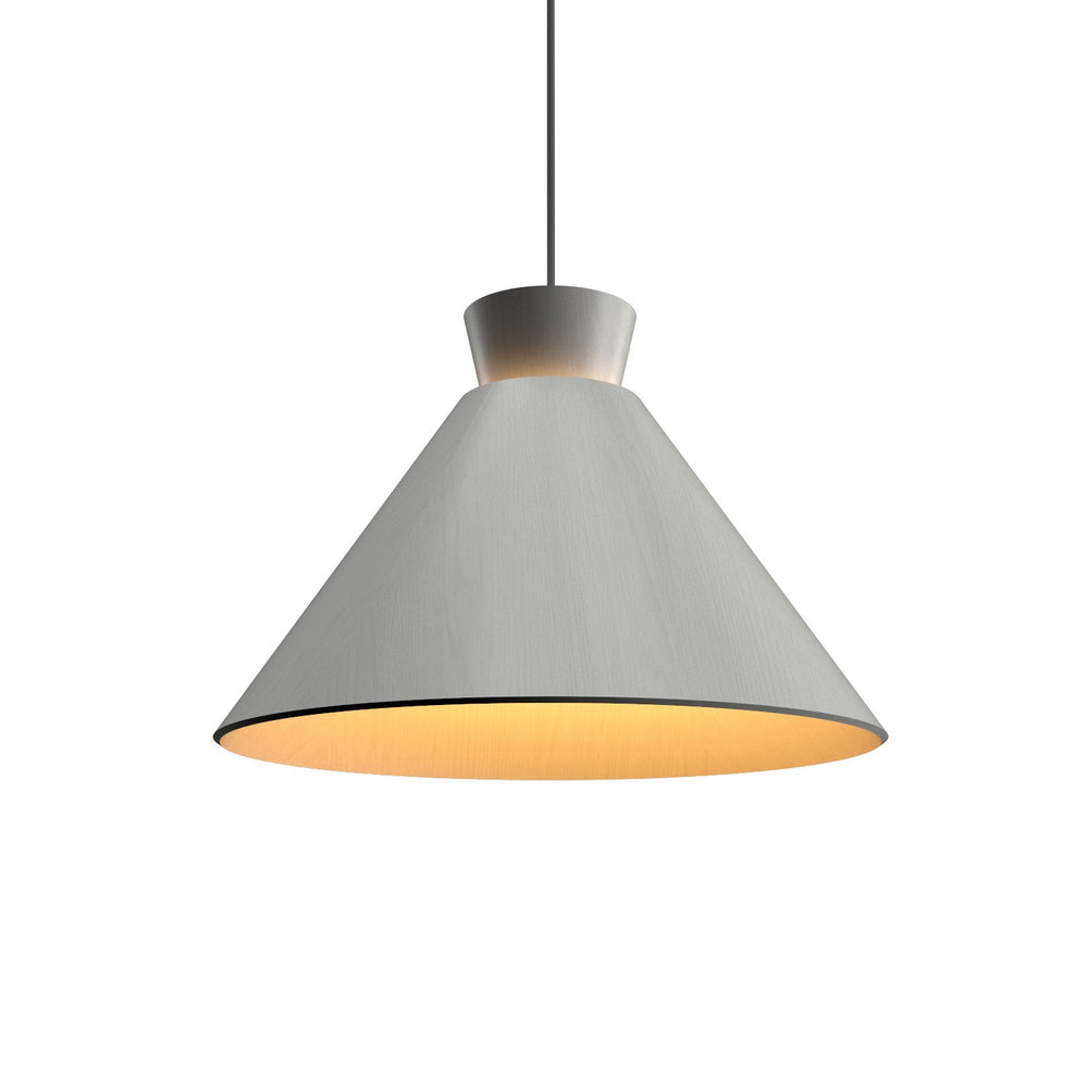 Accord Lighting - One Light Pendant - Conical - Organic White- Union Lighting Luminaires Decor