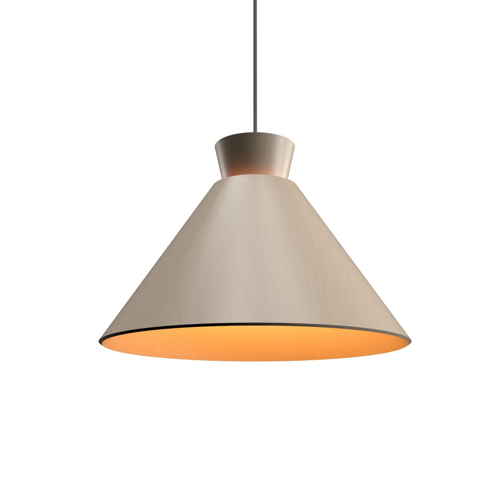 Accord Lighting - One Light Pendant - Conical - Organic Cappuccino- Union Lighting Luminaires Decor