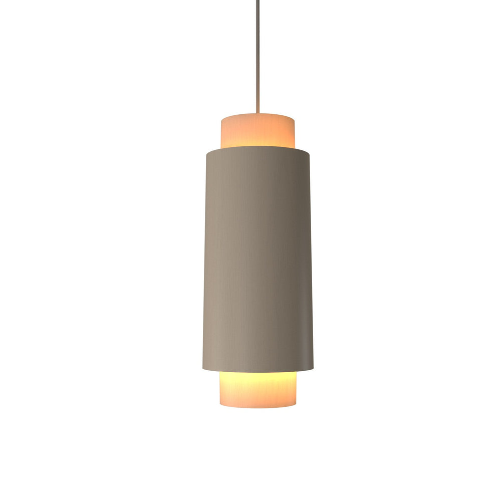 Accord Lighting - One Light Pendant - Cylindrical - Organic Cappuccino- Union Lighting Luminaires Decor