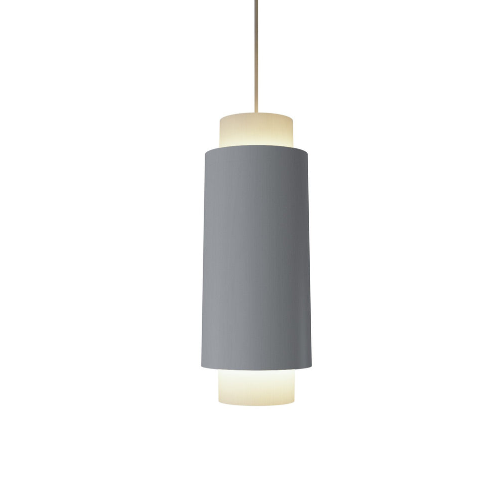 Accord Lighting - One Light Pendant - Cylindrical - Organic White- Union Lighting Luminaires Decor