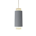 Accord Lighting - One Light Pendant - Cylindrical - Organic White- Union Lighting Luminaires Decor